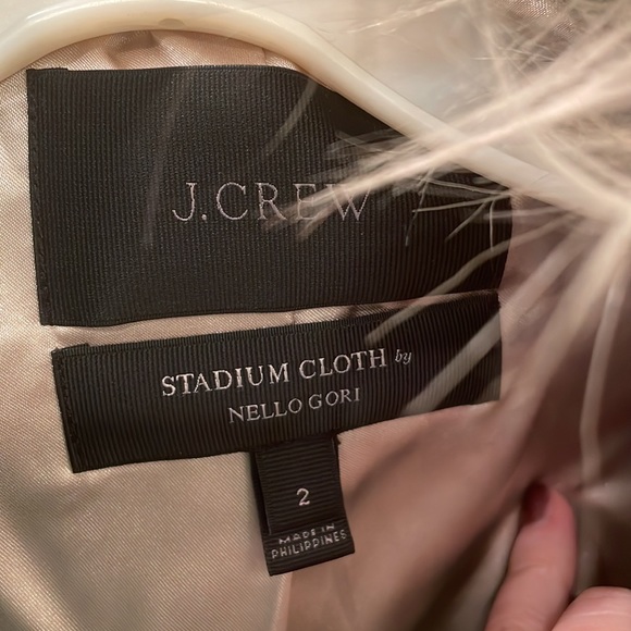 J CREW “CHATEAU” wool blend coat w faux fur trimmed hood - Picture 5 of 10